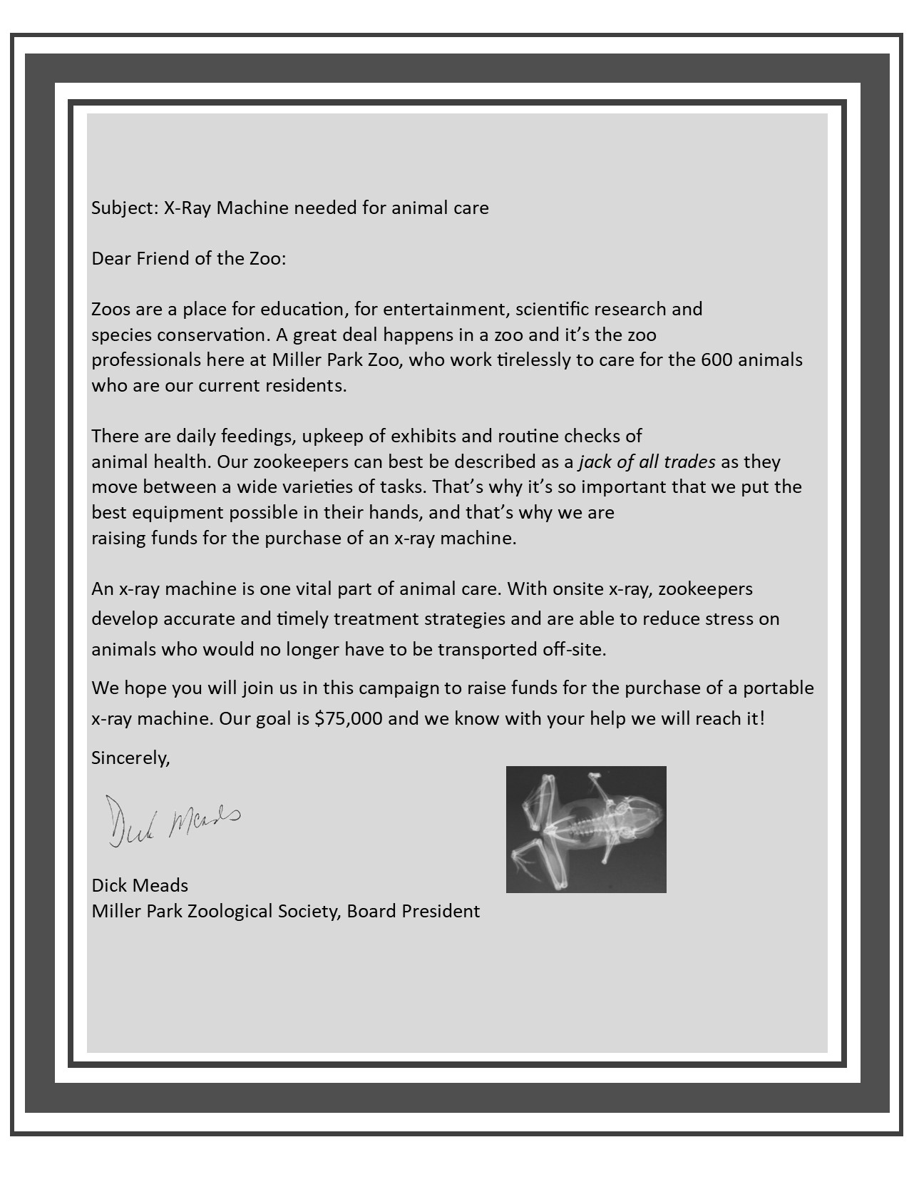 X-Ray Letter X-Ray Letter
