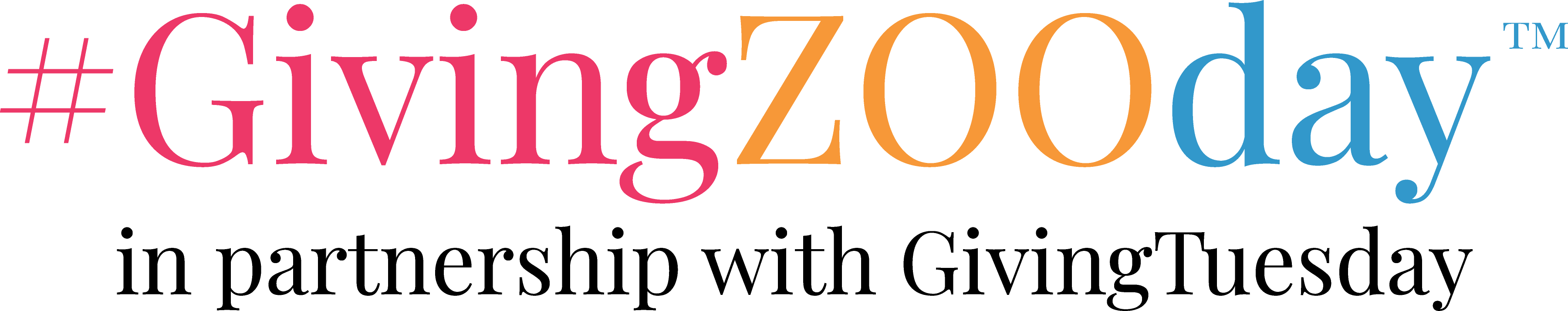 #GivingZOOday logo horizontal color #GivingZOOday
