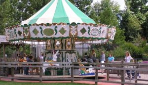 The carousel at Miller Park Zoo